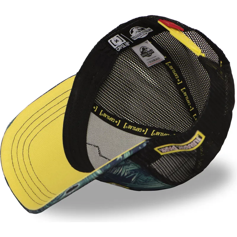 lippikset-kaareva-rekka-laivastonsininen-snapback-jurb-jurassic-park-capslab