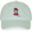 lippikset-kaareva-vihrea-saadettava-nauha-smu2-papb-isopappa-smurffit-capslab