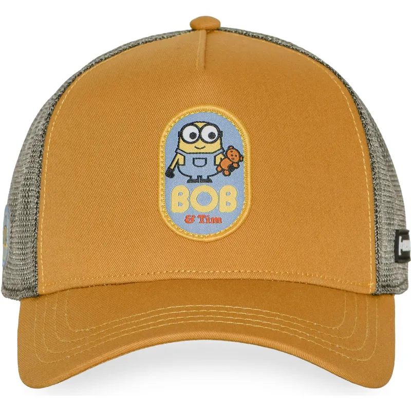 cap-kaareva-brown-snapback-minion-despicable-me-capslab cap-kaareva-brown-snapback-minion-despicable-me-capslab