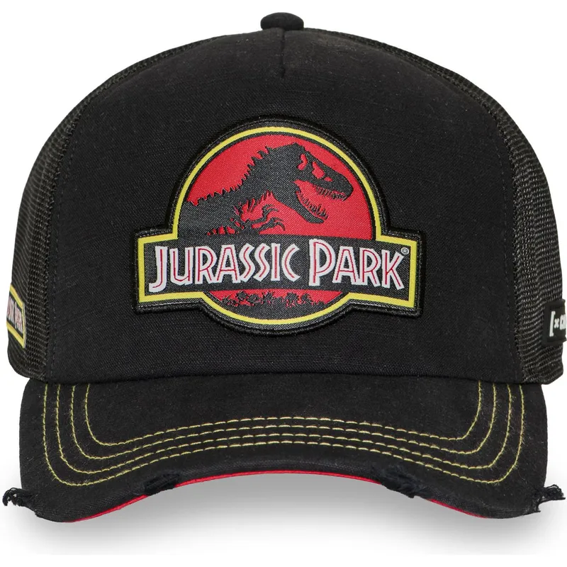 lippikset-kaareva-rekka-musta-snapback-jur1-logb-jurassic-park-capslab
