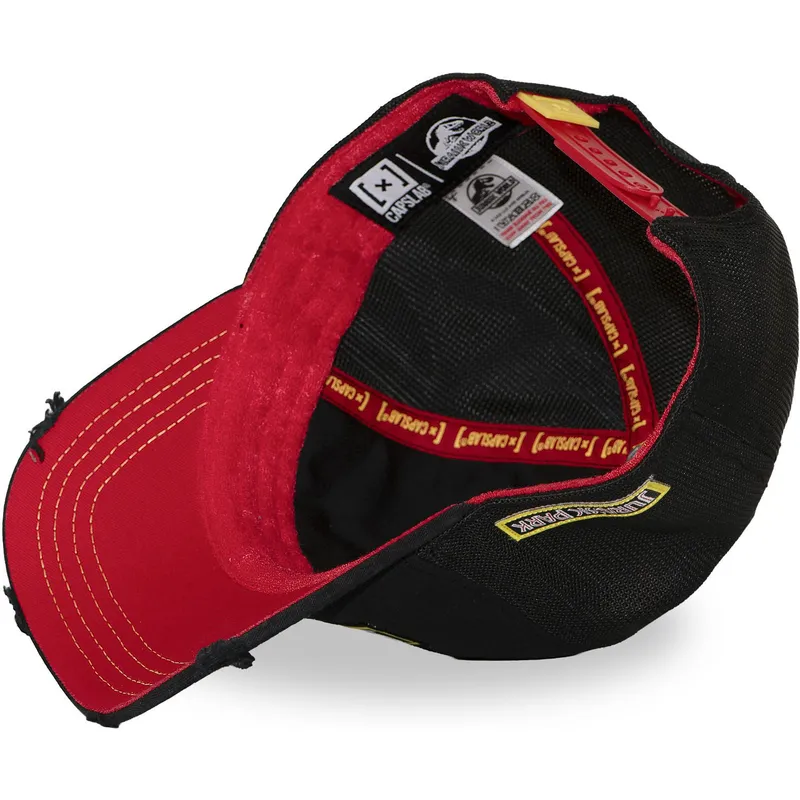 lippikset-kaareva-rekka-musta-snapback-jur1-logb-jurassic-park-capslab