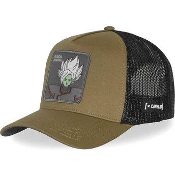 Cap kaareva green snapback Zamasu Dragon Ball Capslab