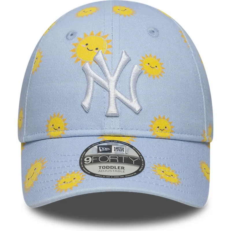 lippikset-kaareva-sininen-saadettava-nauha-lapsille-9forty-summer-all-over-print-new-york-yankees-mlb-new-era