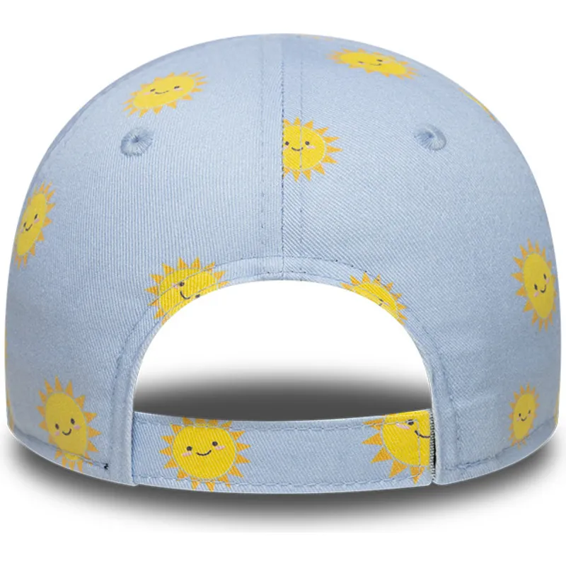lippikset-kaareva-sininen-saadettava-nauha-lapsille-9forty-summer-all-over-print-new-york-yankees-mlb-new-era
