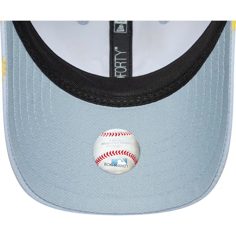 lippikset-kaareva-sininen-saadettava-nauha-lapsille-9forty-summer-all-over-print-new-york-yankees-mlb-new-era
