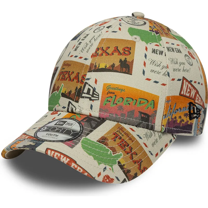 cap-kaareva-multicolor-adjustable-strap-lapsille-9forty-new-era cap-kaareva-multicolor-adjustable-strap-lapsille-9forty-new-era