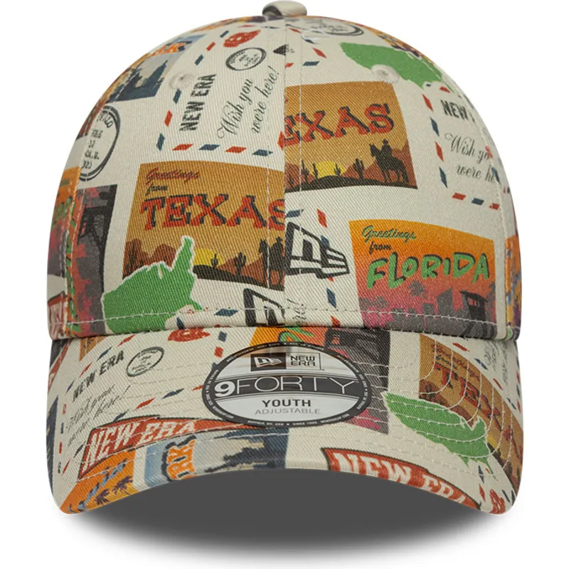 cap-kaareva-multicolor-adjustable-strap-lapsille-9forty-new-era cap-kaareva-multicolor-adjustable-strap-lapsille-9forty-new-era