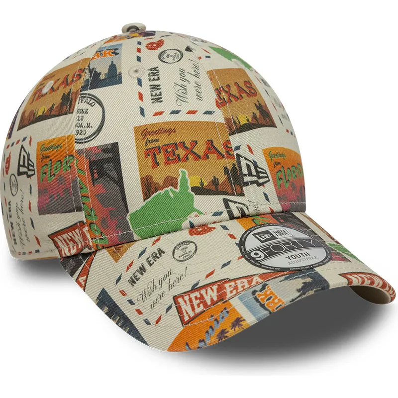 cap-kaareva-multicolor-adjustable-strap-lapsille-9forty-new-era cap-kaareva-multicolor-adjustable-strap-lapsille-9forty-new-era