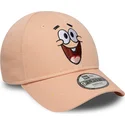 new-era-curved-brim-youth-patrick-star-9forty-face-spongebob-squarepants-pink-adjustable-cap