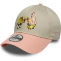 lippikset-kaareva-monivarinen-snapback-lapsille-9forty-spongebob-ja-patrik-tahti-new-era