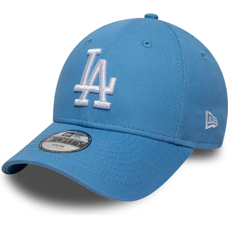 lippikset-kaareva-sininen-saadettava-nauha-lapsille-9forty-essential-los-angeles-dodgers-mlb-new-era