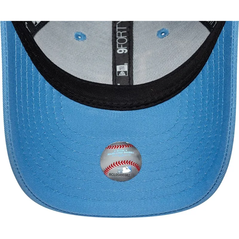 lippikset-kaareva-sininen-saadettava-nauha-lapsille-9forty-essential-los-angeles-dodgers-mlb-new-era