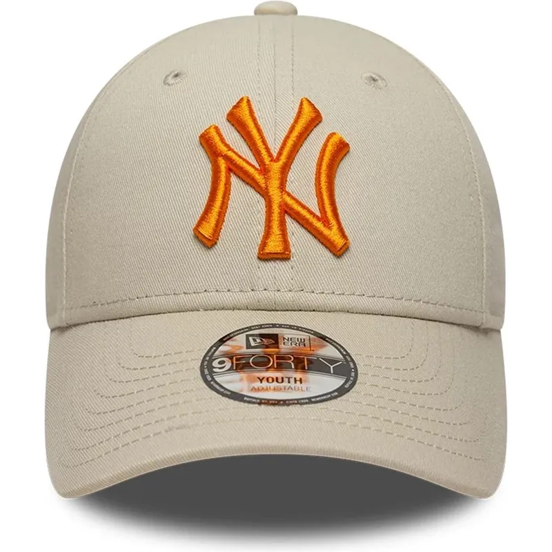 cap-kaareva-beige-adjustable-strap-lapsille-9forty-league-essential-new-york-yankees-mlb-new-era cap-kaareva-beige-adjustable-strap-lapsille-9forty-league-essential-new-york-yankees-mlb-new-era