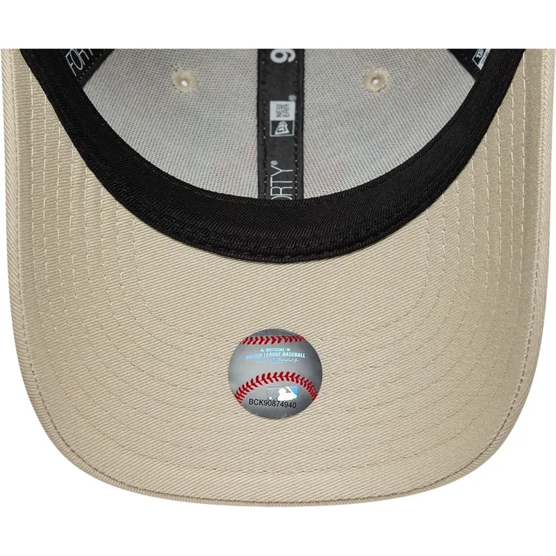 lippikset-kaareva-beige-saadettava-nauha-lapsille-9forty-league-essential-new-york-yankees-mlb-new-era lippikset-kaareva-beige-saadettava-nauha-lapsille-9forty-league-essential-new-york-yankees-mlb-new-era