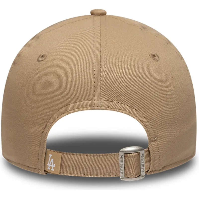 new-era-curved-brim-youth-9forty-icon-los-angeles-dodgers-mlb-beige-adjustable-cap