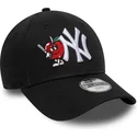 cap-kaareva-black-adjustable-strap-lapsille-9forty-icon-new-york-yankees-mlb-new-era