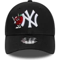 cap-kaareva-black-adjustable-strap-lapsille-9forty-icon-new-york-yankees-mlb-new-era