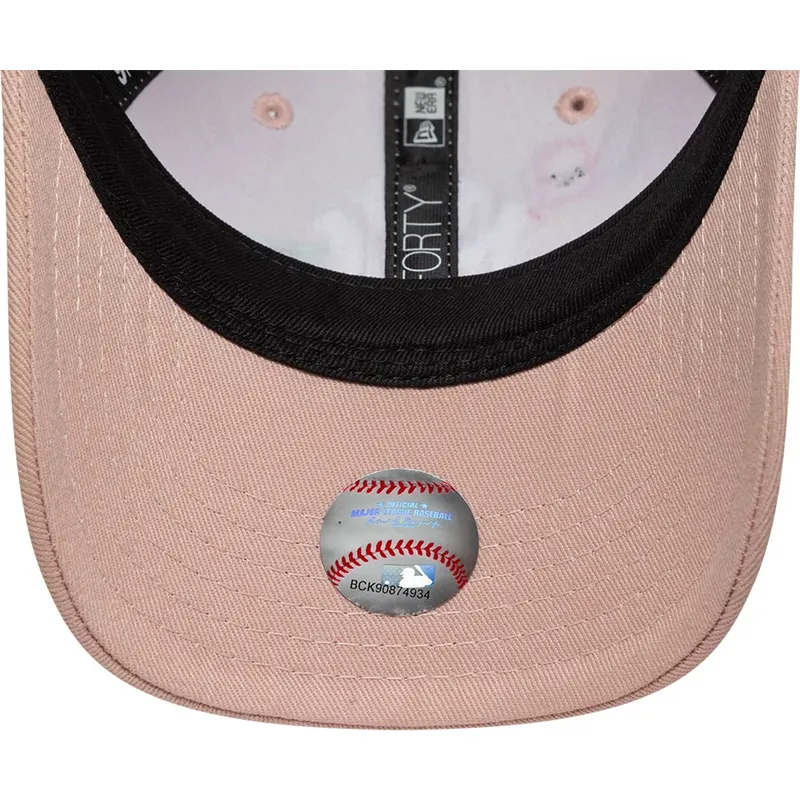lippikset-kaareva-vaaleanpunainen-saadettava-nauha-lapsille-9forty-summer-icon-new-york-yankees-mlb-new-era