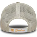 lippikset-kaareva-rekka-beige-saadettava-nauha-lapsille-9forty-homefield-new-york-yankees-mlb-new-era