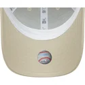 lippikset-kaareva-rekka-beige-saadettava-nauha-lapsille-9forty-homefield-new-york-yankees-mlb-new-era