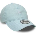cap-kaareva-blue-adjustable-strap-9twenty-seersucker-los-angeles-dodgers-mlb-new-era