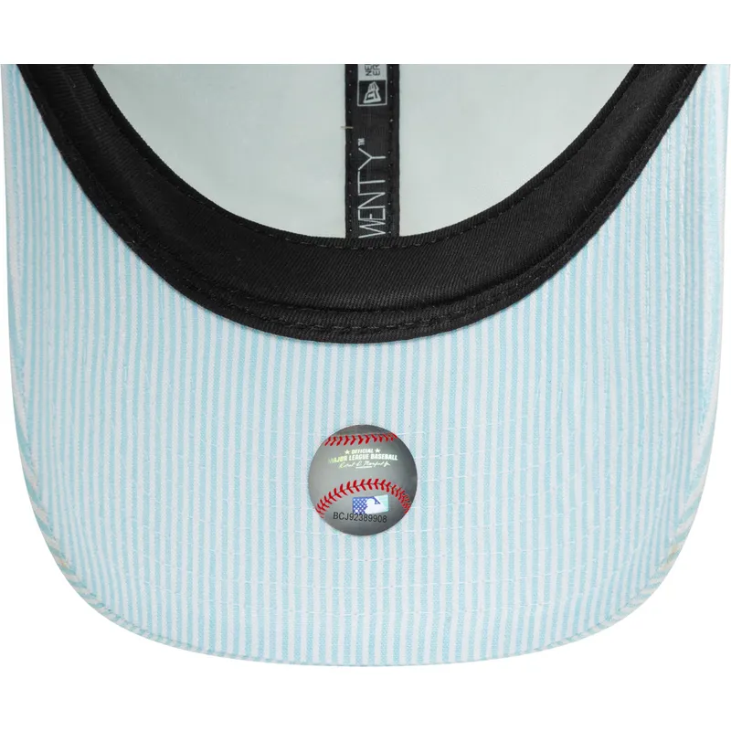 cap-kaareva-blue-adjustable-strap-9twenty-seersucker-los-angeles-dodgers-mlb-new-era
