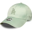 lippikset-kaareva-vihrea-saadettava-nauha-9forty-bow-back-satin-los-angeles-dodgers-mlb-new-era