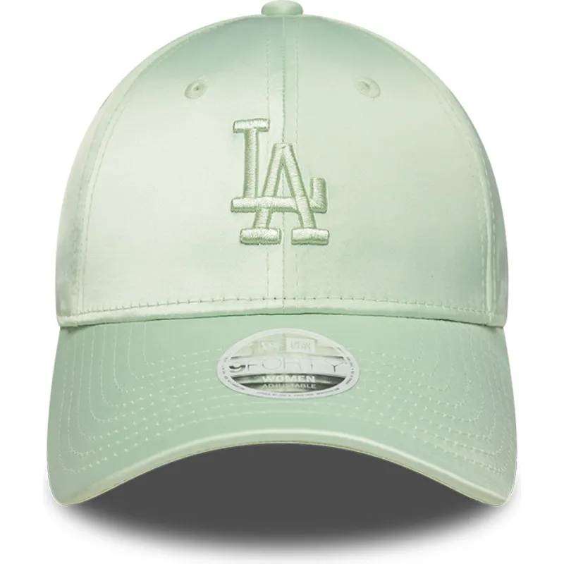 lippikset-kaareva-vihrea-saadettava-nauha-9forty-bow-back-satin-los-angeles-dodgers-mlb-new-era