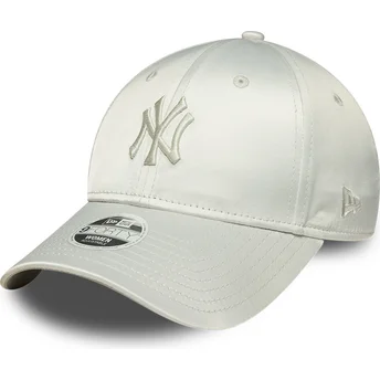 Cap kaareva green adjustable strap 9FORTY Bow Back Satin New York Yankees MLB New Era