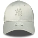 lippikset-kaareva-vihrea-saadettava-nauha-9forty-bow-back-satin-new-york-yankees-mlb-new-era