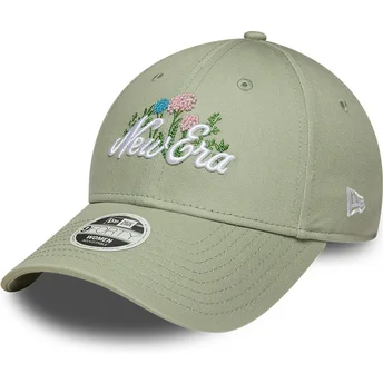 Cap kaareva green adjustable strap 9FORTY New Era