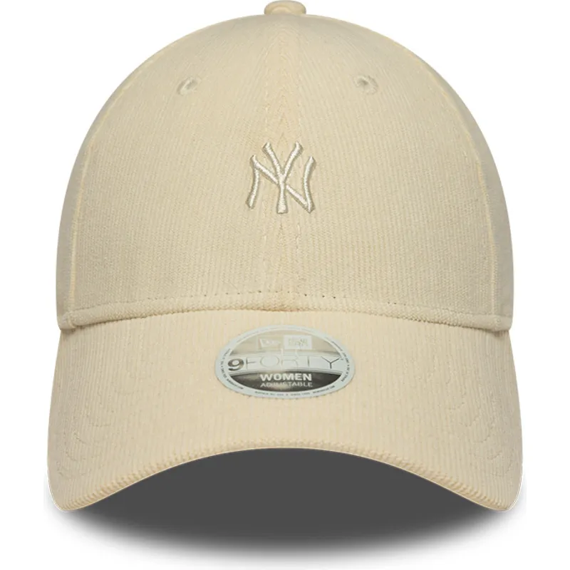 cap-kaareva-beige-adjustable-strap-9forty-mini-cord-new-york-yankees-mlb-new-era cap-kaareva-beige-adjustable-strap-9forty-mini-cord-new-york-yankees-mlb-new-era