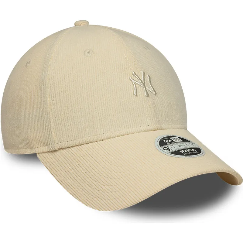 cap-kaareva-beige-adjustable-strap-9forty-mini-cord-new-york-yankees-mlb-new-era cap-kaareva-beige-adjustable-strap-9forty-mini-cord-new-york-yankees-mlb-new-era