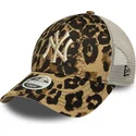 lippikset-kaareva-rekka-leopardi-snapback-9forty-m-crown-a-frame-leopard-new-york-yankees-mlb-new-era