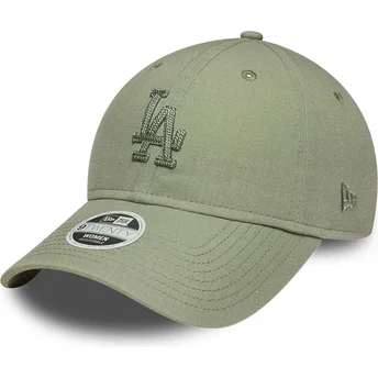 Lippikset kaareva vihreä säädettävä nauha 9TWENTY Midi Linen Los Angeles Dodgers MLB New Era