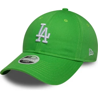 Cap kaareva green adjustable strap 9TWENTY League Essential Midi Los Angeles Dodgers MLB New Era