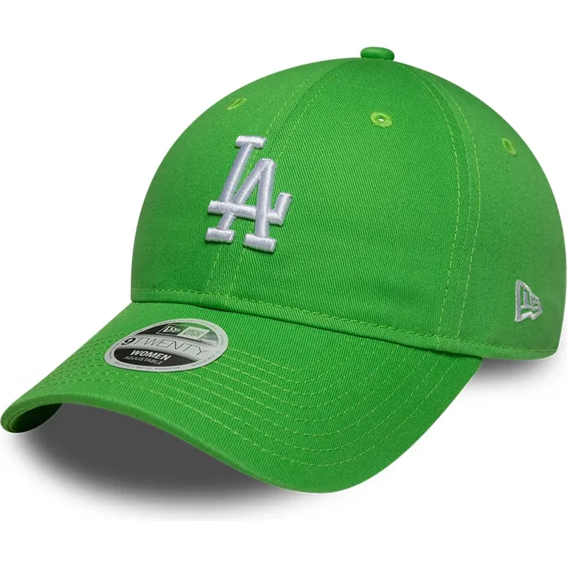lippikset-kaareva-vihrea-saadettava-nauha-9twenty-league-essential-midi-los-angeles-dodgers-mlb-new-era