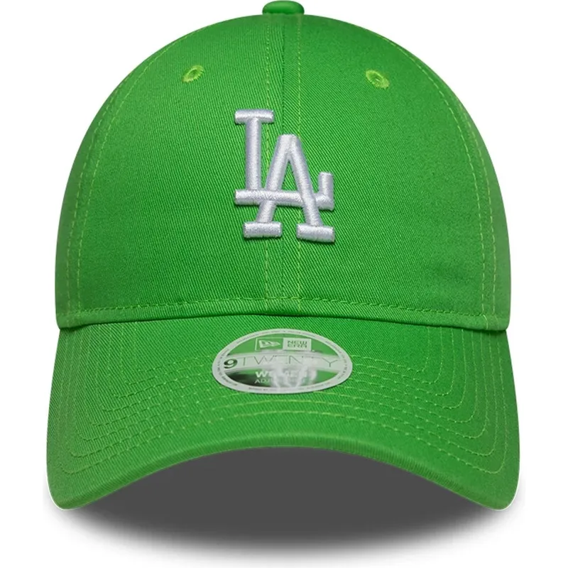 lippikset-kaareva-vihrea-saadettava-nauha-9twenty-league-essential-midi-los-angeles-dodgers-mlb-new-era