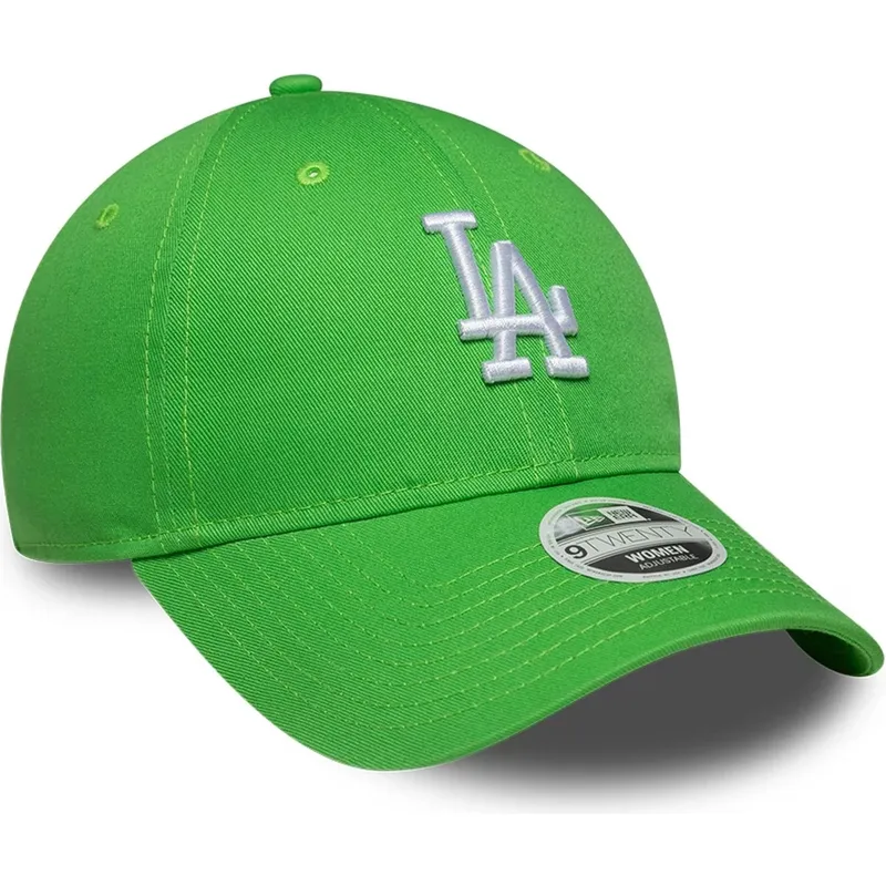 lippikset-kaareva-vihrea-saadettava-nauha-9twenty-league-essential-midi-los-angeles-dodgers-mlb-new-era