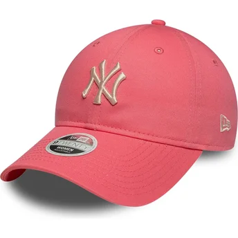 Cap kaareva pink adjustable strap 9TWENTY League Essential Midi New York Yankees MLB New Era
