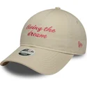cap-kaareva-beige-adjustable-strap-9twenty-new-era