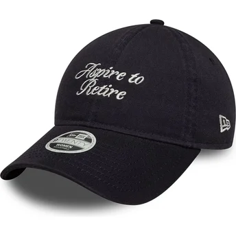 Cap kaareva navy blue adjustable strap 9TWENTY New Era