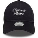 lippikset-kaareva-laivastonsininen-saadettava-nauha-9twenty-aspire-to-retire-slogan-new-era