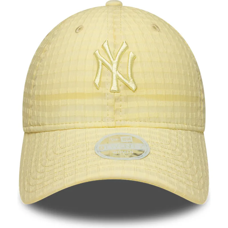 cap-kaareva-yellow-adjustable-strap-9twenty-seersucker-new-york-yankees-mlb-new-era