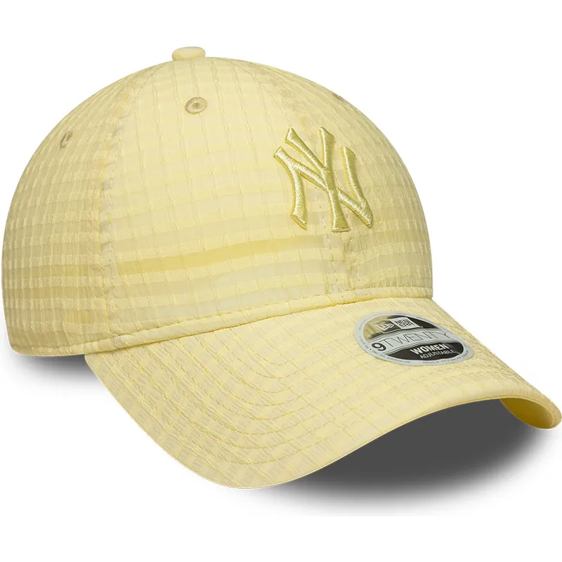 lippikset-kaareva-keltainen-saadettava-nauha-9twenty-seersucker-new-york-yankees-mlb-new-era lippikset-kaareva-keltainen-saadettava-nauha-9twenty-seersucker-new-york-yankees-mlb-new-era