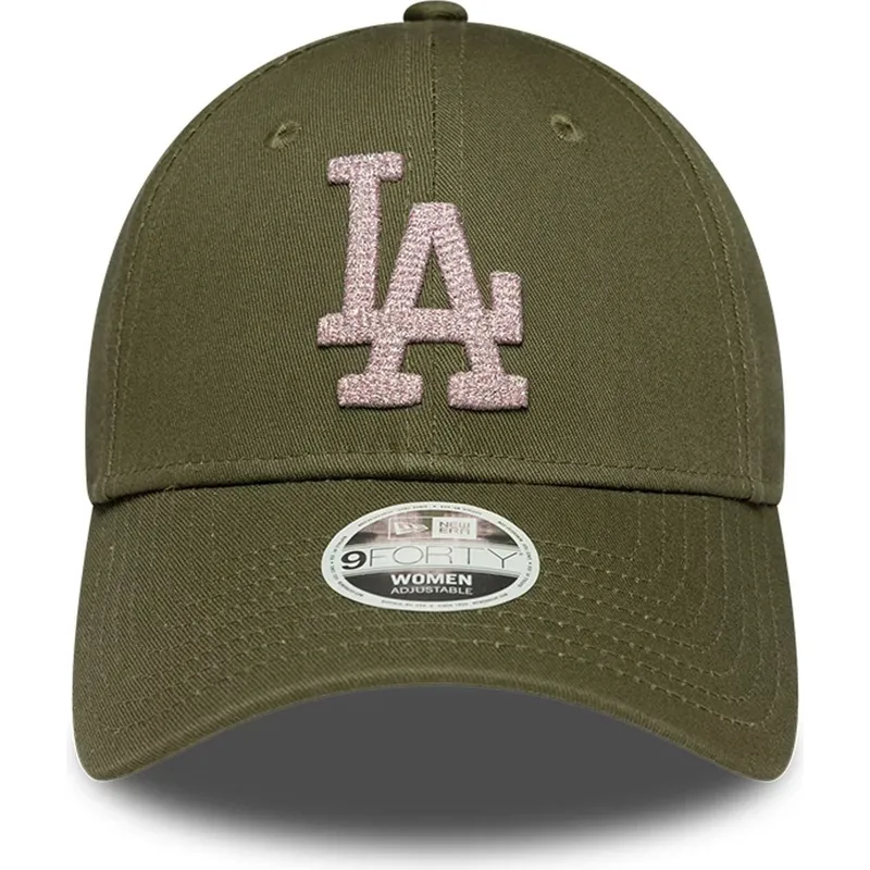 cap-kaareva-green-adjustable-strap-9forty-metallic-los-angeles-dodgers-mlb-new-era cap-kaareva-green-adjustable-strap-9forty-metallic-los-angeles-dodgers-mlb-new-era