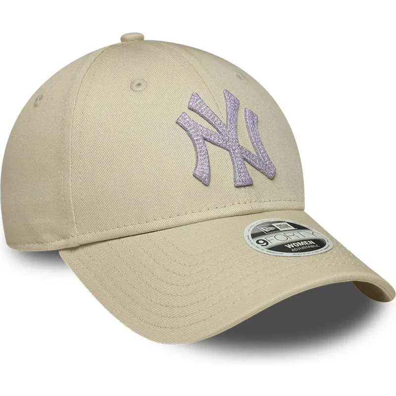 cap-kaareva-beige-adjustable-strap-9forty-metallic-new-york-yankees-mlb-new-era cap-kaareva-beige-adjustable-strap-9forty-metallic-new-york-yankees-mlb-new-era