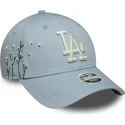 lippikset-kaareva-sininen-saadettava-nauha-9forty-floral-icon-los-angeles-dodgers-mlb-new-era
