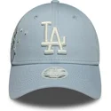 lippikset-kaareva-sininen-saadettava-nauha-9forty-floral-icon-los-angeles-dodgers-mlb-new-era