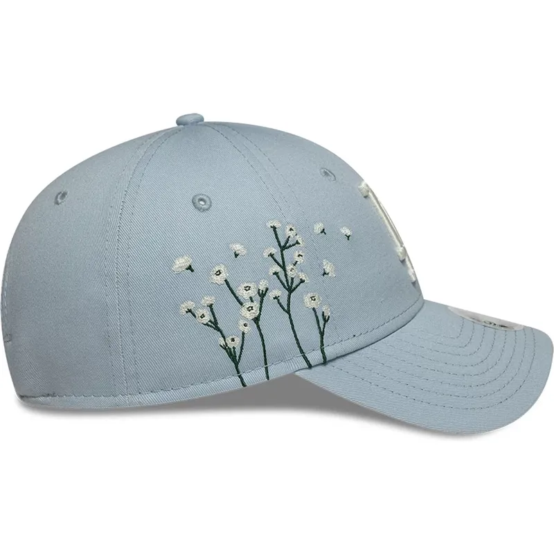 lippikset-kaareva-sininen-saadettava-nauha-9forty-floral-icon-los-angeles-dodgers-mlb-new-era